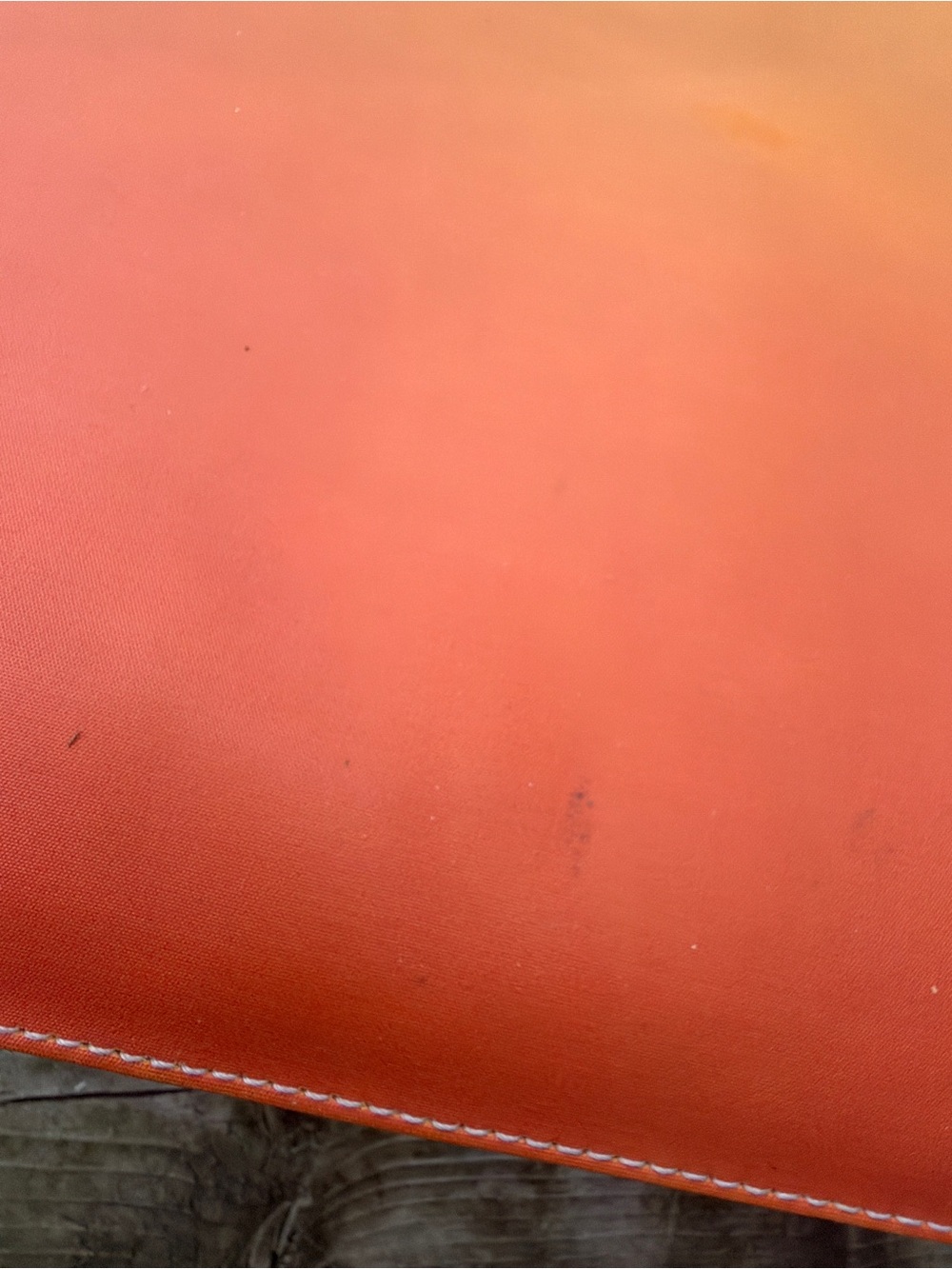 Vintage HUNGUN Orange Structured Frame Shoulder Bag Retro Y2K - Picture 4 of 10